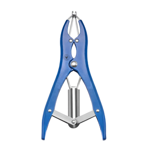 Pince à castrer pour chiots 8,26 po avec 100 anneaux en caoutchouc, en acier inoxydable réglable pour bétail et usage vétérinaire - Product Image 2