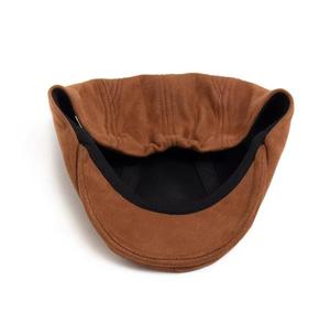 Unisex 100% Cotton Adjustable <b>Flat</b> Cap England Style Casual Outdoor <b>Hat</b> for Adults Four Seasons - Product Image 4