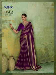 Nouvelles tenues tendance : Saree à sequins avec blouse richement ornée pour femmes, provenant d'un fournisseur indien à prix de gros - Product Image 1