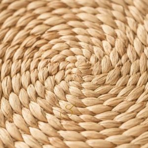 Round Woven Water Hyacinth Bag – Handmade Boho Crossbody Bag, Natural Straw Circle Purse, Eco Friendly <b>Summer</b> Bag, Bali Style - Product Image 2