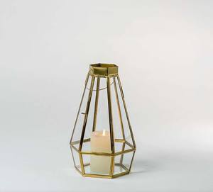 Farol de vela cuadrado de hierro hecho a mano de lujo Eva de Art Empire Exports para decoración del hogar en Halloween, cumpleaños, Pascua y Navidad - Product Image 5