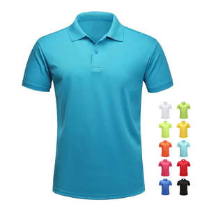 Camiseta de Negocios para Hombre, Lisa, Antiarrugas, de Manga Corta, con Cuello Alto, Diseño Personalizado con Logotipo, Ropa Deportiva Informal - Product Image 3