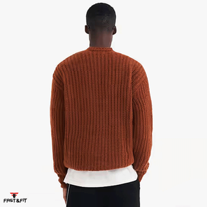 Nouvelle Arrivée Pull en Laine Cachemire Tricoté Respirant à Manches Longues Séchage Rapide Anti-Plis Anti-Boulochage Hiver - Product Image 5