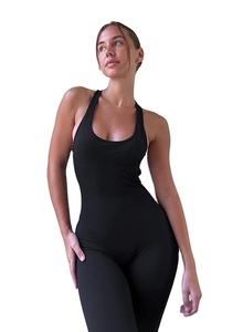 ชุดออกกำลังกายผู้หญิง PASUXI กางเกงโยคะเอวสูง แห้งเร็ว ระบายอากาศ ป้องกันแบคทีเรีย ผ้ายืดสแปนเด็กซ์/ไนลอน เสื้อกีฬาแขนกุด - Product Image 4