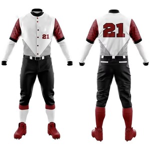 Uniforme de Béisbol Personalizado al por Mayor con Jersey Sublimado y Logotipo del Equipo Bordado, Suministro Directo de Fábrica OEM ODM - Product Image 5
