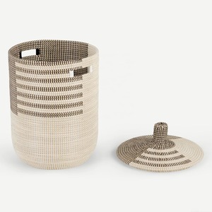 Seagrass Storage Basket <b>Large</b> Laundry Baskets <b>Bins</b> Handmade Storage Basket Wholesale eco-friendly Made Viet Nam - Product Image 1
