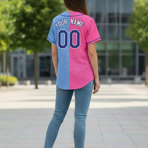 Camiseta Deportiva Ligera para Mujer, Estilo Béisbol, con Botones al Frente, para Uso Diario - Product Image 3