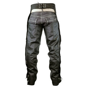 Premium Genuine Leather <b>Half</b> <b>Chaps</b> for Men Horse Riding Equestrian Fashion Style Stylish Horse Riding Wear - Product Image 2