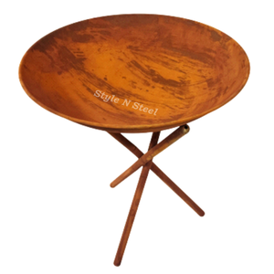 Luxury Iron <b>Fire</b> <b>Pit</b> with Heat Resistant Paint Freestanding Design Coal/Wood Burning Outdoor Heater - Product Image 2