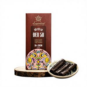 Barra de Chocolate Vietnamita de Origen Único de Alta Calidad y Buen Sabor 2026 - Chocolate Negro 58% Cacao para Regalo - Product Image 4