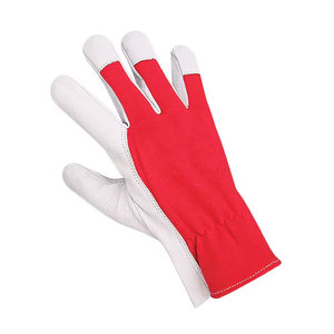 Premium Quality Heavy-Duty Cowhide Grain Leather Safety Gloves Abrasion Resistant Hand Protection for Garden Working Driving - Product Image 4