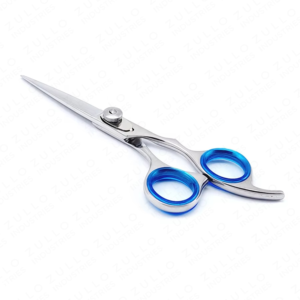 Ciseaux de coiffure professionnels avec logo personnalisé, revêtement en titane, acier inoxydable, ciseaux de barbier avec étui en PU - Product Image 3
