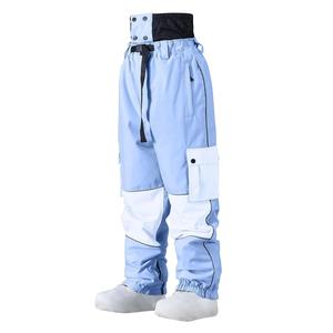 Pantalon de ski unisexe pour adultes, imperméable, respirant, écologique, sublimé, coupe ample, grande taille, durable, pour l'hiver - Product Image 4
