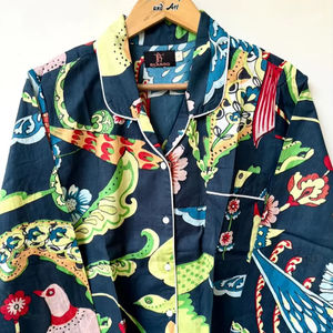 ชุดนอนผ้าฝ้ายพิมพ์ลายสัตว์สำหรับผู้หญิง ยี่ห้อ Naaz Textile ชุดนอนลำลองสำหรับฤดูร้อน เนื้อผ้านุ่ม ระบายอากาศได้ดี - Product Image 1