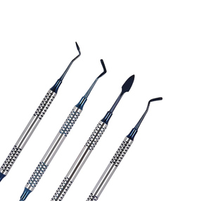 Juego de Instrumentos Quirúrgicos Dentales de 6 Piezas, con Empuñadura Azul Moleteada, Herramientas Manuales de Precisión, Acero Inoxidable Clase I, Kit de Ortodoncia - Product Image 5