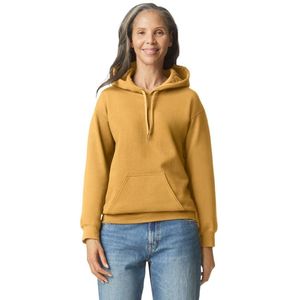 Sudadera con Capucha para Mujer Mustard, Manga Larga, Forro Polar, Bolsillo Canguro, Casual, Logotipo Personalizado, Venta al por Mayor, Fabricante de Sudaderas con Capucha - Product Image 1