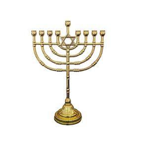 Authentic Menorah Candle Holders Traditional Festival Religious Decoration Premium Handmade Metal <b>Table</b> Display Home Collection - Product Image 4