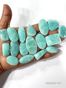 Amazonita Natural, Gema Suelta, Cabujón, Formas y Tamaños Variados, Grado AAA, Cambio de Color, para Joyería - Product Image 5