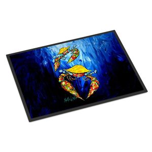 Nuevo felpudo Crab Fair antideslizante lavable de pila baja 18H X 27W alfombrilla de entrada para interiores y exteriores con hermoso diseño - Product Image 1