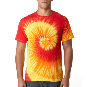 T-shirts Tie-Dye Grande Taille pour Hommes, Tendance 2026, Vente en Gros OEM HSI, Lavage Acide, Impression de Logo Personnalisé, Coton Fabriqué au Pakistan - Product Image 5