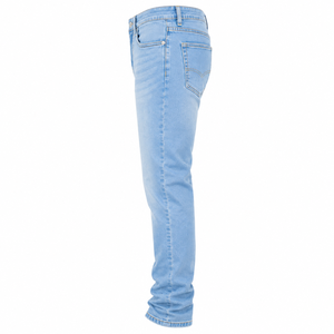 Jeans en denim premium pour homme, coupe slim, extensible, respirant, léger, taille mi-haute, style vintage, streetwear, décontracté, été, automne, hiver - Product Image 3
