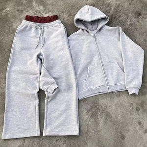 Conjunto Deportivo para Hombre, Diseño 2026, Pantalones Deportivos de Doble Cintura y Sudadera con Capucha, Diseño Moderno de Invierno, Logotipo Personalizado, Diseño Único - Product Image 1