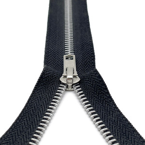 Affordable Metal <b>Zipper</b> Y Teeth Two Way <b>Zipper</b> Lightweight Metal <b>Zipper</b> for Jacket - Product Image 3