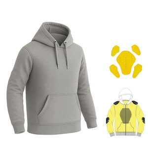 Sweat-shirt de sécurité pour moto d'hiver renforcé en Kevlar avec doublure en polaire |   Résistant à l'abrasion Unisexe - Product Image 1