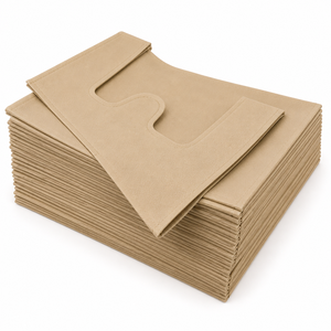 Sac fourre-tout W Cut beige pour impression personnalisée, courses et sac de caisse, sac de transport de marque pour magasin - Product Image 5