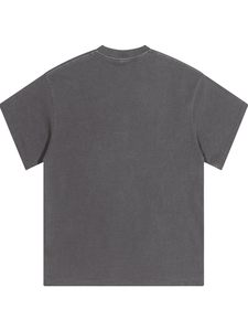 Camiseta de Manga Corta para Hombre, Talla Grande, Color Sólido, Cuello Redondo, Estilo Casual, Tejido de Punto Liso, 100% Algodón - Product Image 2