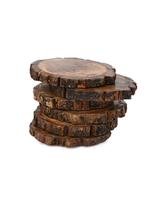 Premium Personalized Wooden Coaster Engraved Name Gift Party Favor Wooden Coaster Elegant Wedding Home Dining Stylish Collection - Product Image 1