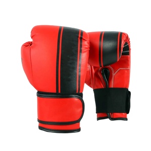 ถุงมือชกมวยหนังแท้สำหรับ100% ถุงมือฝึกมืออาชีพขนาดใหญ่8ออนซ์12ออนซ์16ออนซ์ดีไซน์ตามสั่ง - Product Image 1