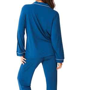 Conjunto de Pijama de Lujo para Mujer, Ropa de Dormir de Algodón Suave y Cómoda de Primera Calidad, Pijama de Dos Piezas, Venta al Por Mayor de Moda - Product Image 2