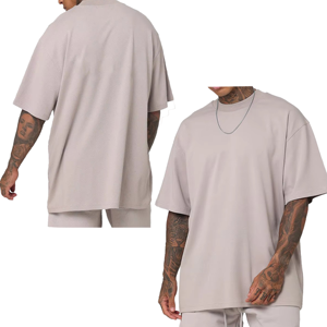 Timeless Casual Tee Men Summer Breathable Soft Cotton Cooling Crew Neck Short Sleeve Oversized Clean for Everyday Knitted - Product Image 6