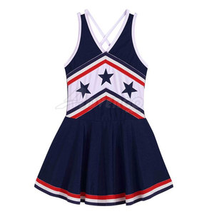 Uniforme de cheerleading léger, respirant et extensible en polyester et élasthanne pour l'entraînement et les pratiques en extérieur - Product Image 3