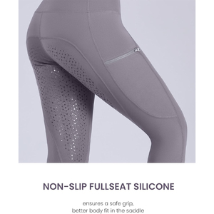 Leggings d'équitation personnalisés pour femmes, avec protection intégrale en silicone, pantalons d'équitation, jodhpurs - Product Image 5