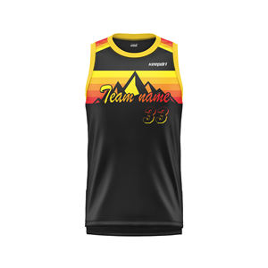 Maillots de basket-ball respirants personnalisés bonne usine OEM ODM uniformes de vêtements de sport hauts actifs ensembles imprimés sans couture pour les joueurs - Product Image 1