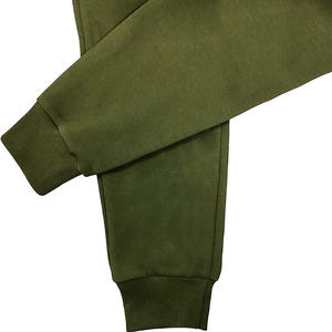 Pantalon de survêtement en coton et polyester, coupe ample, teint uni, cordon élastique, décontracté, hiver, fabrication sur mesure - Product Image 4