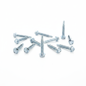 Hex Head Zinc Plated Steel Screws Coarse Thread Class 8.8 Metric <b>Fasteners</b> - Product Image 4