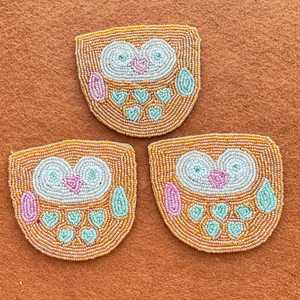 Seed Beaded Embroidery Name <b>Keychain</b> For Bag Charms Beaded Keyrings for Bag Car Charm Accessories Promotional <b>Keychain</b> - Product Image 4