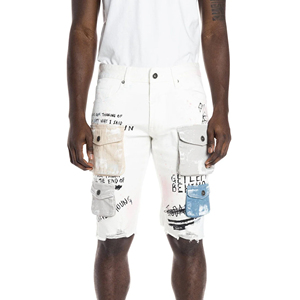 Los Mejores Pantalones Cortos de Mezclilla para Hombre, Diseño Moderno y Elegante, Precio al por Mayor, MOQ Bajo - Product Image 1