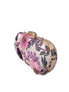 Bolso de Mano con Bordado Estampado de Diseñador, para Mujer, para Bodas, Fiestas Nocturnas, Estilo Indio, Hecho a Mano - Product Image 4