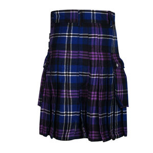 Kilt écossais respirant avec logo personnalisé 2026 – Nouveauté, produit phare, toutes couleurs, pour hommes et femmes, tartan écossais moderne vert - Product Image 4