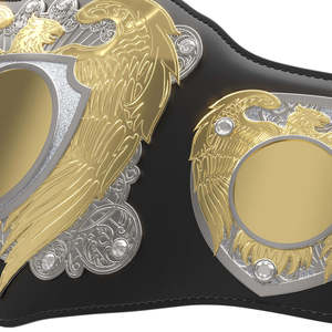 Cinturón de Campeonato Personalizado Ronpex International RI-2605 para Lucha Libre y MMA, con Placas de Zinc y Cuero, Cinturón de Artes Marciales Suave - Product Image 3