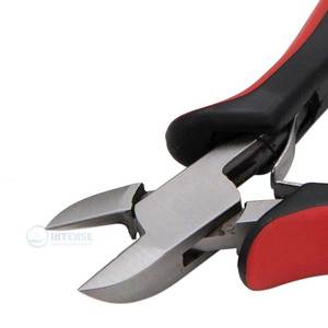 Pince coupante latérale de 5 pouces en acier inoxydable, coupe-fil de précision avec poignée ergonomique antidérapante pour la fabrication de bijoux - Product Image 3
