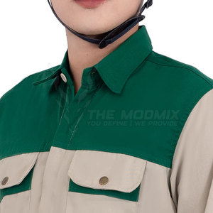Traje Ignífugo de Alta Visibilidad Industrial para Exteriores MODMIX TM-FS-03, Poliéster Transpirable de Secado Rápido para Uso Diario - Product Image 3