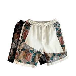 2025 été hommes maille Shorts 100% coton luxe 3D imprimé Hip Hop basket-ball Shorts solide motif-Offre Spéciale tendances de la mode - Product Image 1