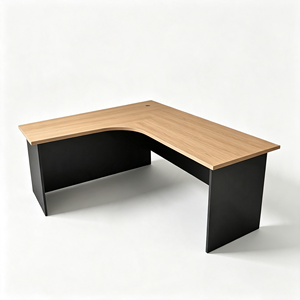 AY Office System L-Shaped <b>Extendable</b> Conference <b>Table</b> Metal <b>Legs</b> Modern Design Chipboard Melamine Laminate Office Furniture - Product Image 1