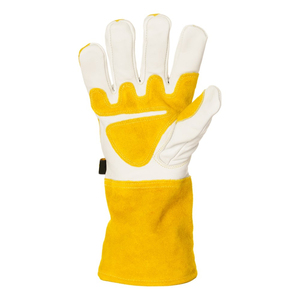 Guantes de Soldadura TIG Transpirables al por Mayor, de Manga Larga, Ajustables, Duraderos, de Cuero Premium, Ecológicos, de Piel de Vaca - Product Image 3