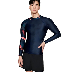 Camiseta Deportiva de Manga Larga Azul para Hombre TIAGO SPORTS, Secado Rápido, Spandex, Poliéster, Talla Adulto, Camiseta Deportiva - Product Image 4